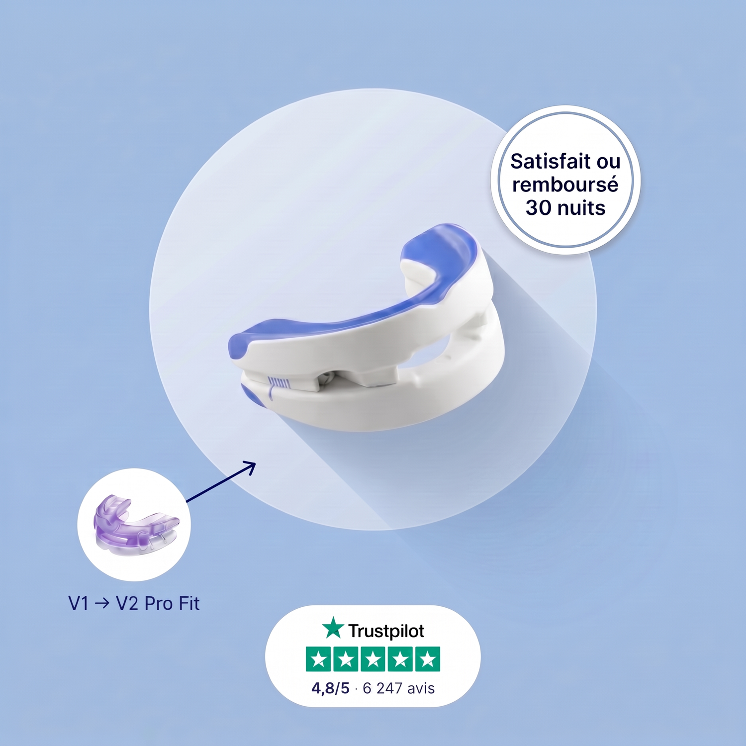 Somnra Pro Fit - Embout Buccal Anti-Ronflement
